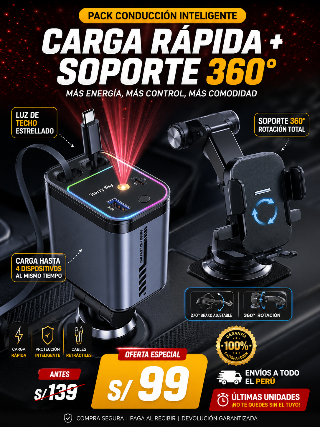 PACK PARA CONDUCTORES Y VIAJEROS