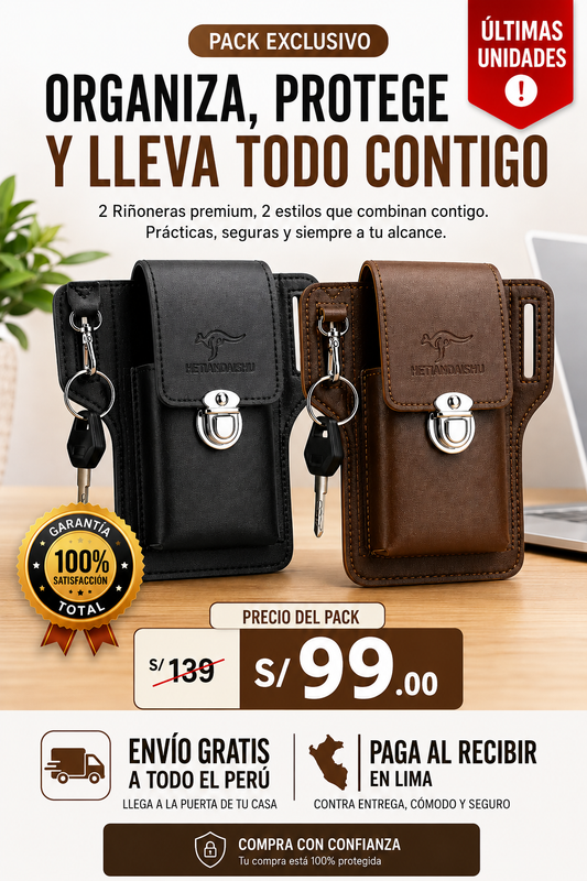 2 riñoneras Premium