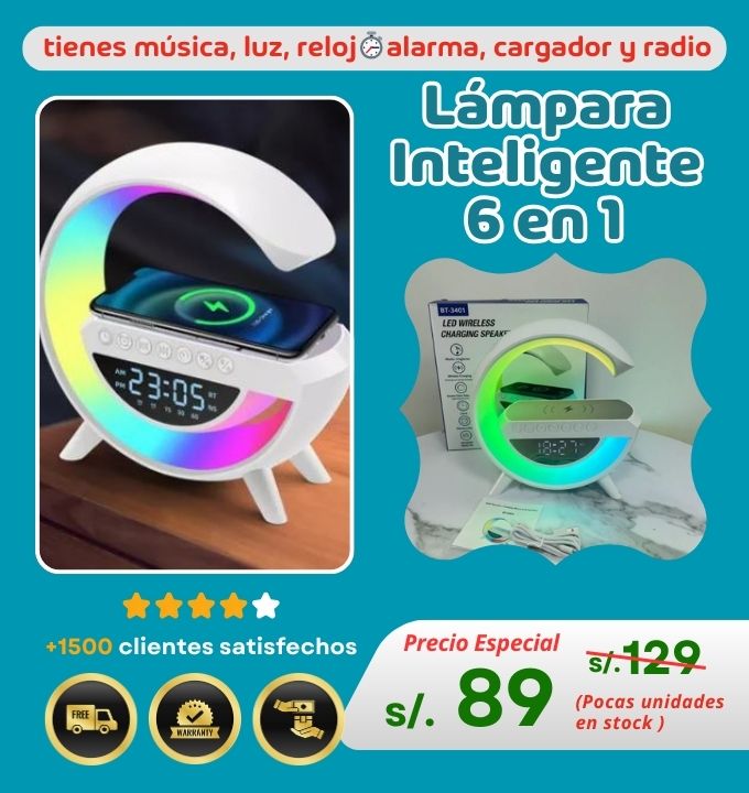 LAMPARA G INTELIGENTE 6 EN 1