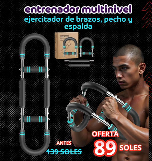 ENTRENADOR DE BRAZOS, PECHO Y ESPALDA