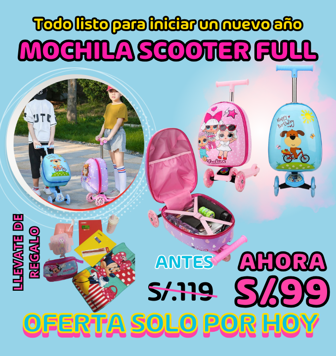 MOCHILA SCOOTER FULL
